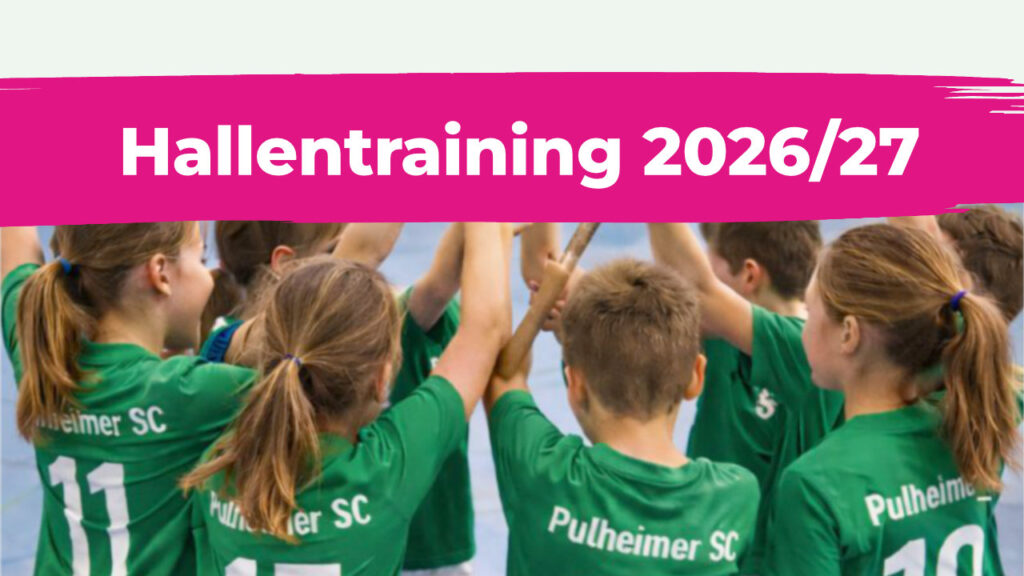 Hockey-Trainingszeiten für die Hallensaison 2026/27
